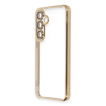 Galaxy S24 FE Kılıf Razer Lensli Silikon - Gold
