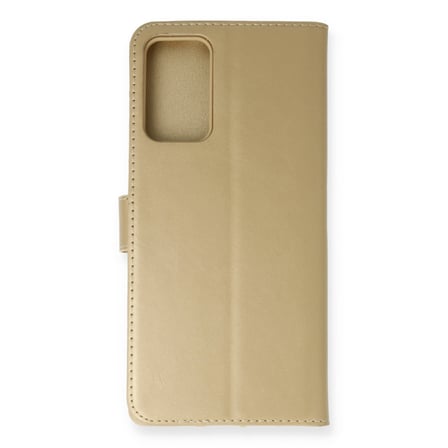 Galaxy Note 20 Kılıf Trend S Plus Kapaklı Kılıf - Gold