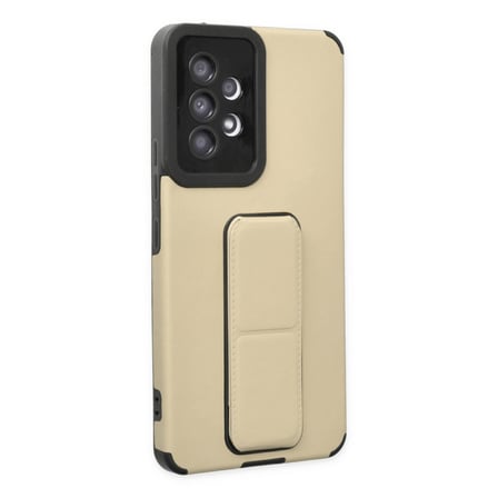 Galaxy A53 5G Kılıf Mega Standlı Silikon - Gold