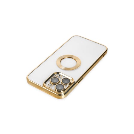 iPhone 14 Pro Kılıf Slot Silikon - Gold