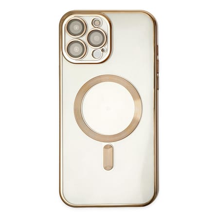 İphone 14 Pro Kılıf Kross Magnetice Kapak - Gold