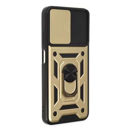 M5 Kılıf Pars Lens Yüzüklü Silikon - Gold