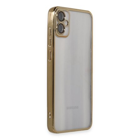 Galaxy A05 Kılıf Razer Lensli Silikon - Gold