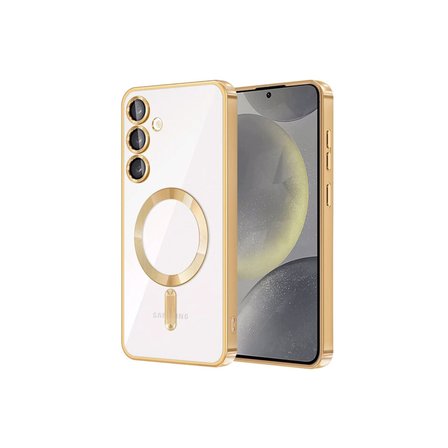 Galaxy S24 Kılıf Kross Magneticsafe Kapak - Gold