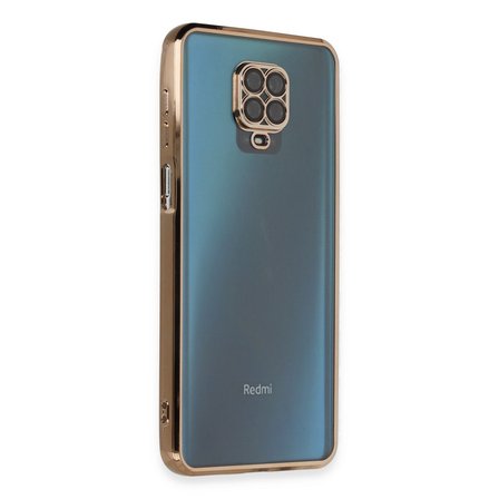 Note 9 Pro Kılıf Razer Lensli Silikon - Gold