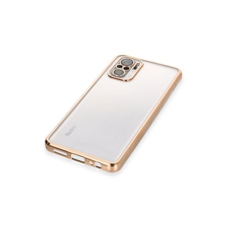 Redmi Note 10 Kılıf Razer Lensli Silikon - Gold