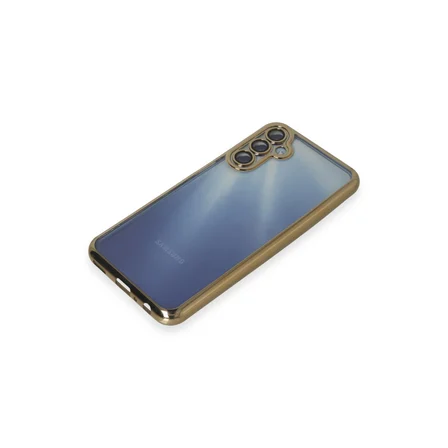 Galaxy A55 5G Kılıf Razer Lensli Silikon - Gold