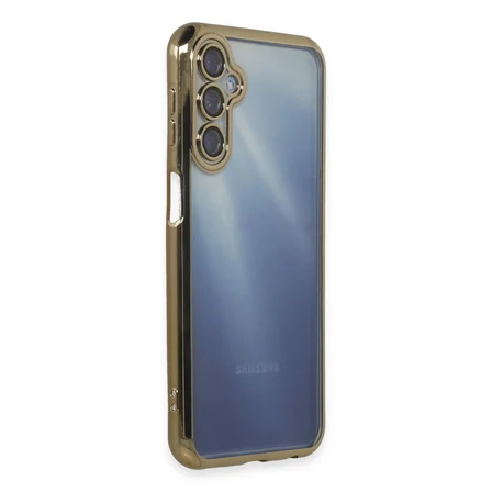 Galaxy A55 5G Kılıf Razer Lensli Silikon - Gold