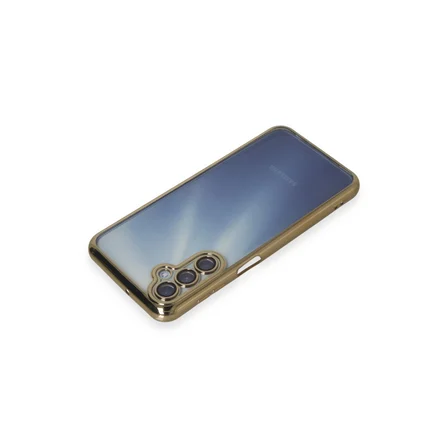Galaxy A55 5G Kılıf Razer Lensli Silikon - Gold