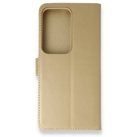 Galaxy S20 Ultra Trend S Plus Kapaklı Kılıf - Gold