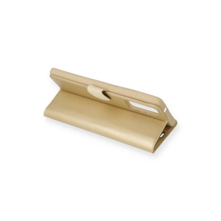 Galaxy S20 Ultra Trend S Plus Kapaklı Kılıf - Gold