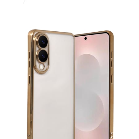 Galaxy S25 Edge Razer Lensli Silikon - Gold
