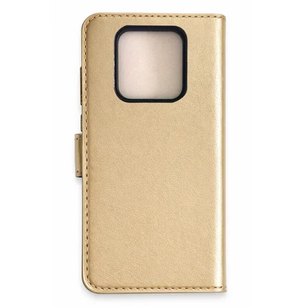 Camon 16 Prime Trend S Plus Kapaklı Kılıf - Gold