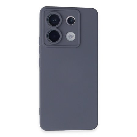 Redmi Note 13 Pro 5G Kılıf Nano içi Kadife Silikon - Gri