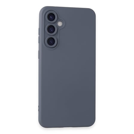 Galaxy S24 Kılıf Nano içi Kadife Silikon - Gri
