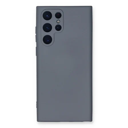 Galaxy S24 Ultra Kılıf Nano içi Kadife Silikon - Gri