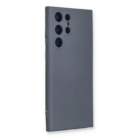 Galaxy S24 Ultra Kılıf Nano içi Kadife Silikon - Gri