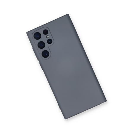 Galaxy S24 Ultra Kılıf Nano içi Kadife Silikon - Gri