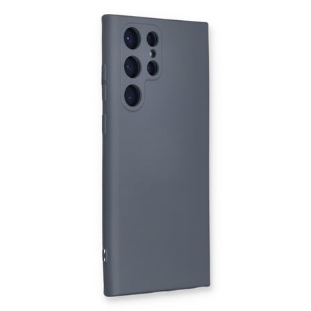 Galaxy S24 Ultra Kılıf Nano içi Kadife Silikon - Gri
