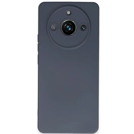 Realme 11 Pro Kılıf Nano içi Kadife Silikon - Gri