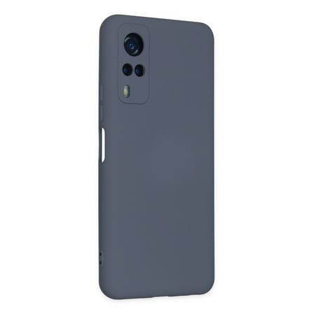 Y53S Kılıf Nano içi Kadife Silikon - Gri