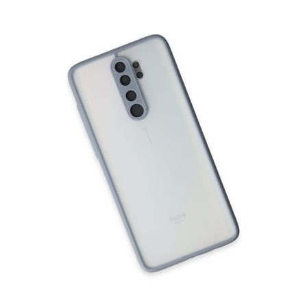Redmi Note 8 Pro Kılıf Montreal Silikon Kapak - Gri