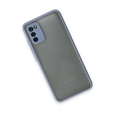 Galaxy A02S Kılıf Montreal Silikon Kapak - Gri