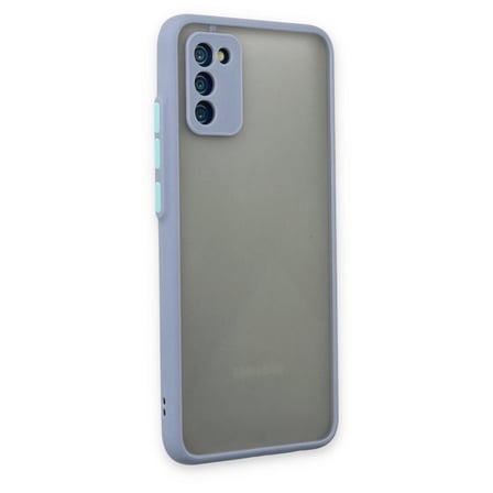 Galaxy A02S Kılıf Montreal Silikon Kapak - Gri