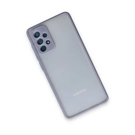 Galaxy A72 Kılıf Montreal Silikon Kapak - Gri