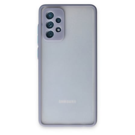 Galaxy A72 Kılıf Montreal Silikon Kapak - Gri