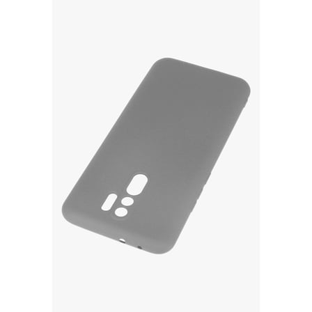 Redmi 9 Kılıf Nano içi Kadife Silikon - Gri