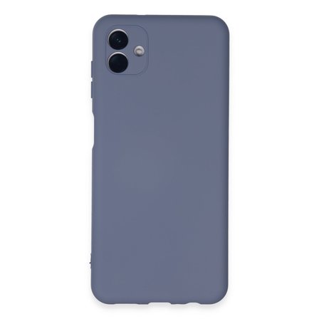 Galaxy A04E Kılıf Nano içi Kadife Silikon - Gri