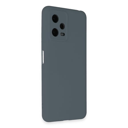 Redmi Note 12 Pro 5G Kılıf Nano içi Kadife Silikon - Gri