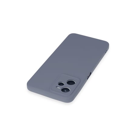 Realme C35 Kılıf Nano içi Kadife Silikon - Gri
