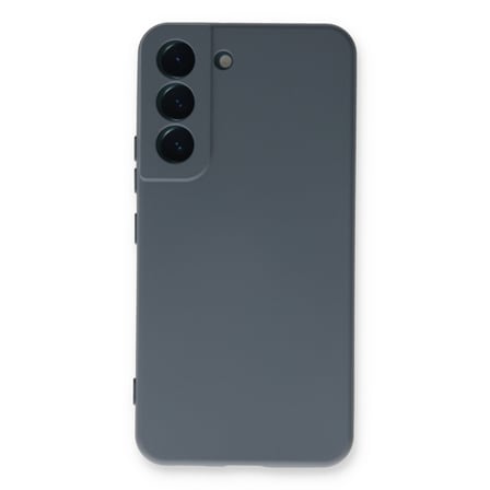 Erdo Ticaret Samsung Galaxy S22 Plus Kılıf Nano İçi Kadife Silikon Gri