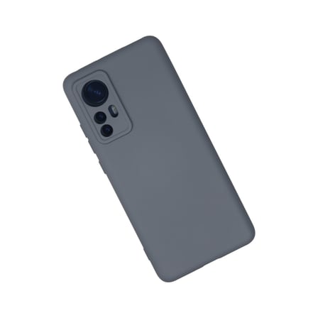 Mi 12 Kılıf Nano içi Kadife Silikon - Gri