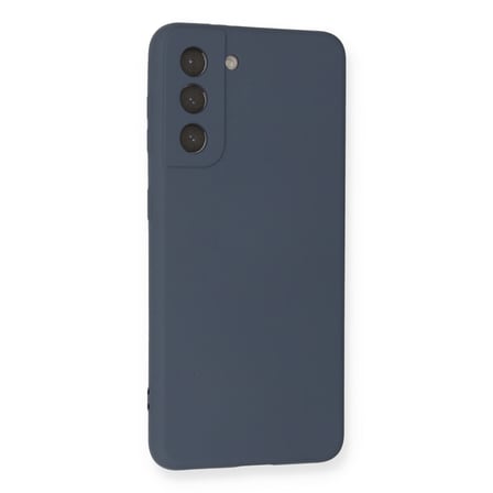 Galaxy S21 Kılıf Nano içi Kadife Silikon - Gri