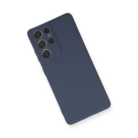 Galaxy S21 Ultra Kılıf Nano içi Kadife Silikon - Gri