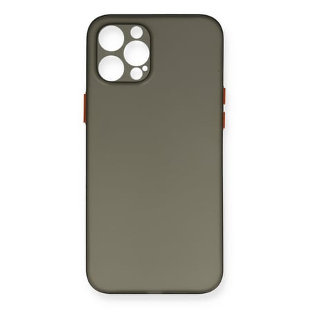 iPhone 12 Pro Max Kılıf PP Ultra İnce Kapak - Gri
