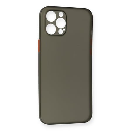 iPhone 12 Pro Max Kılıf PP Ultra İnce Kapak - Gri