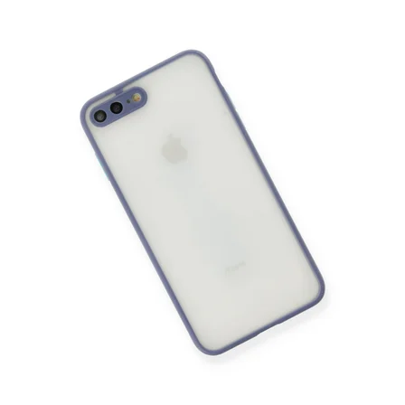iPhone 7 Plus Kılıf Montreal Silikon Kapak - Gri