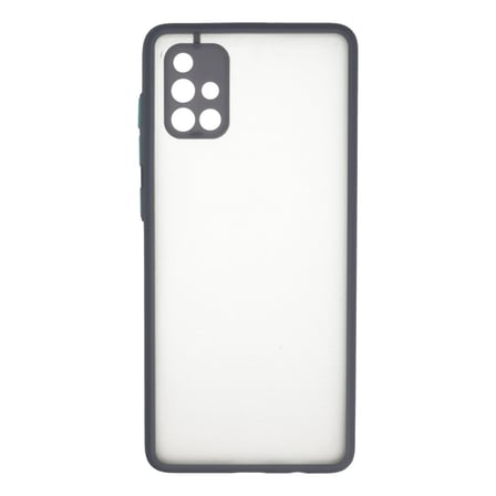 Galaxy A71 Kılıf Montreal Silikon Kapak - Gri