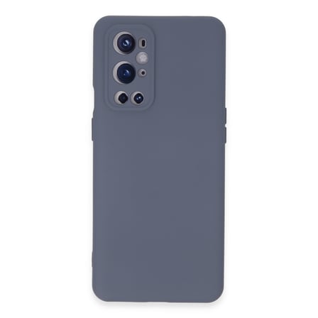 One Plus 9 Pro Kılıf Nano içi Kadife Silikon - Gri