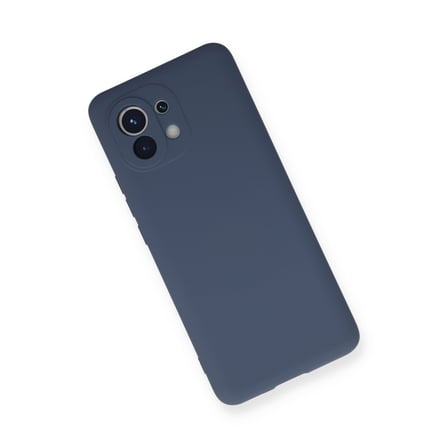 Mi 11 Kılıf Nano içi Kadife Silikon - Gri