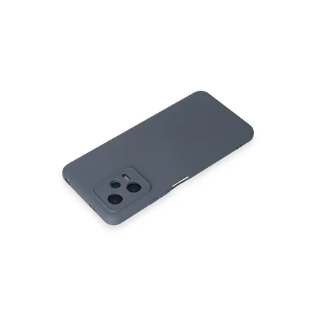 Redmi Note 12 5G Kılıf Nano içi Kadife Silikon - Gri