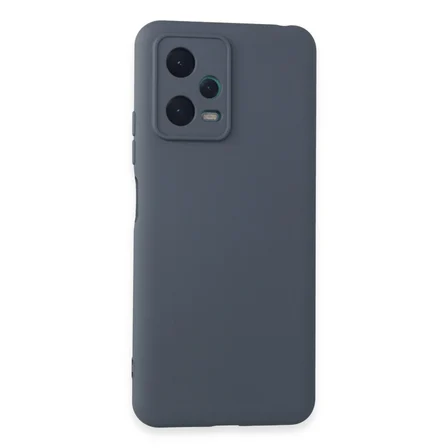 Redmi Note 12 5G Kılıf Nano içi Kadife Silikon - Gri