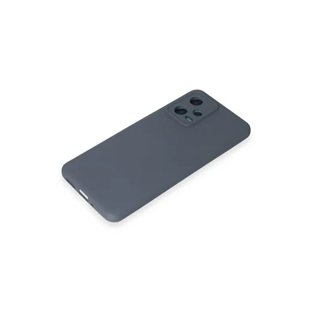 Redmi Note 12 5G Kılıf Nano içi Kadife Silikon - Gri