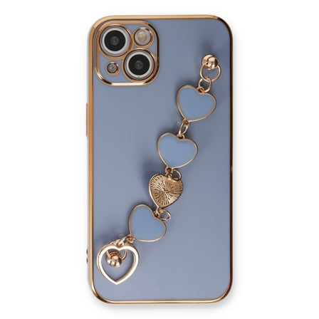 iPhone 14 Plus Kılıf Esila Silikon - Gri
