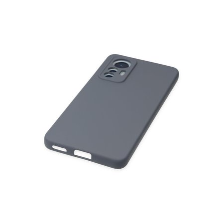 Erdo Ticaret Xiaomi Mi 12 Lite Kılıf Silikon Kadife Gri