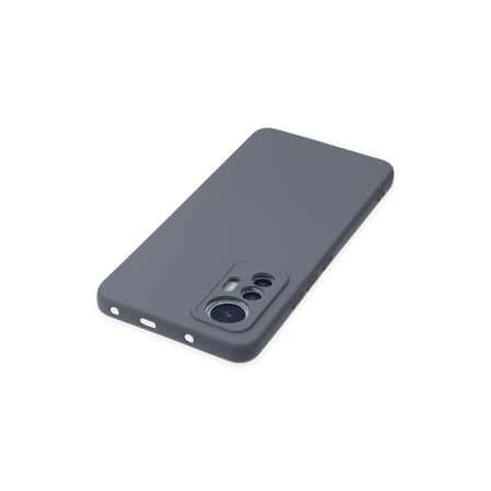 Erdo Ticaret Xiaomi Mi 12 Lite Kılıf Silikon Kadife Gri